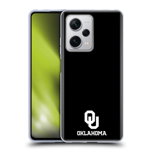 University of Oklahoma OU The University of Oklahoma Logo Soft Gel Case for Xiaomi Redmi Note 12 Pro+ 5G