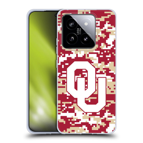 University of Oklahoma OU The University of Oklahoma Digital Camouflage Soft Gel Case for Xiaomi 14