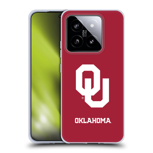 University of Oklahoma OU The University of Oklahoma Plain Soft Gel Case for Xiaomi 14