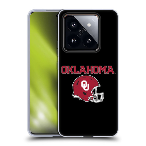 University of Oklahoma OU The University of Oklahoma Helmet Logotype Soft Gel Case for Xiaomi 14 Pro