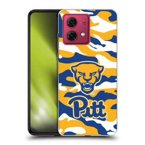 University Of Pittsburgh University of Pittsburgh Art Camou Full Color Soft Gel Case for Motorola Moto G84 5G