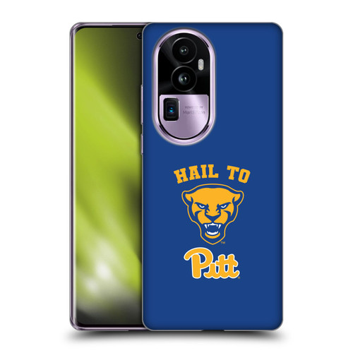 University Of Pittsburgh University of Pittsburgh Art Hail To Pitt Soft Gel Case for OPPO Reno10 Pro+