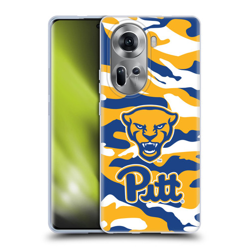 University Of Pittsburgh University of Pittsburgh Art Camou Full Color Soft Gel Case for OPPO Reno11