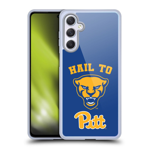 University Of Pittsburgh University of Pittsburgh Art Hail To Pitt Soft Gel Case for Samsung Galaxy M54 5G