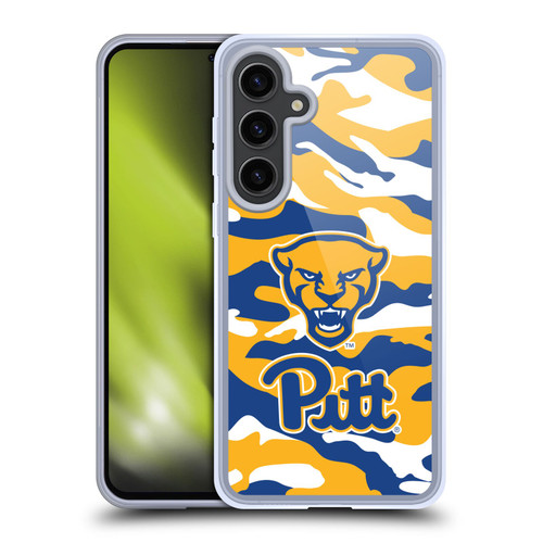 University Of Pittsburgh University of Pittsburgh Art Camou Full Color Soft Gel Case for Samsung Galaxy S24+ 5G