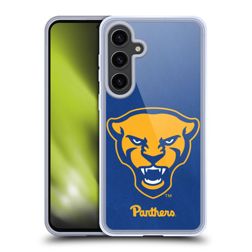 University Of Pittsburgh University of Pittsburgh Art Head Logo Soft Gel Case for Samsung Galaxy S24+ 5G