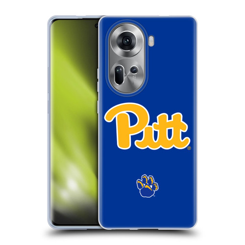 University Of Pittsburgh University Of Pittsburgh Plain Soft Gel Case for OPPO Reno11