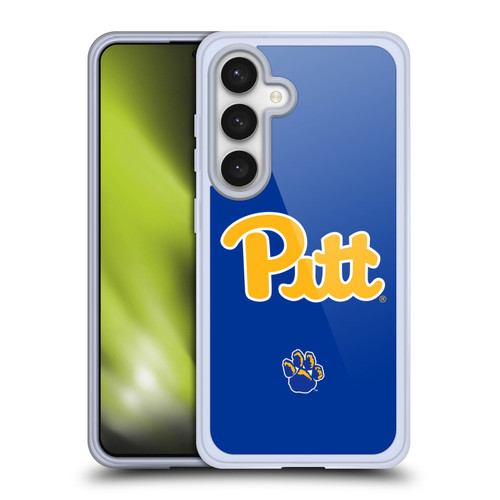 University Of Pittsburgh University Of Pittsburgh Plain Soft Gel Case for Samsung Galaxy S24 5G