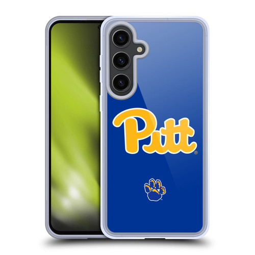 University Of Pittsburgh University Of Pittsburgh Plain Soft Gel Case for Samsung Galaxy S24+ 5G