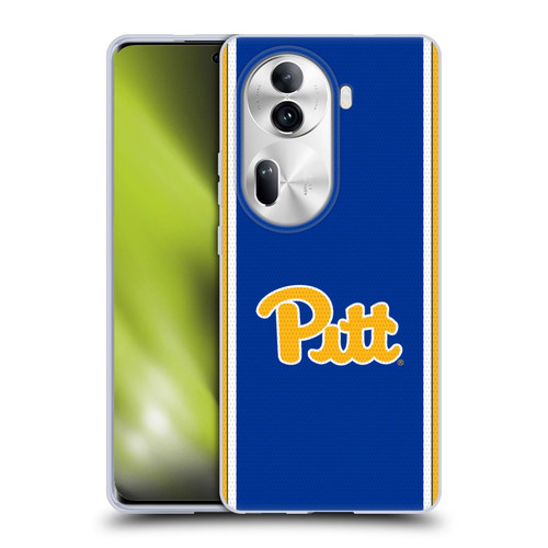 University Of Pittsburgh University Of Pittsburgh Football Jersey Soft Gel Case for OPPO Reno11 Pro