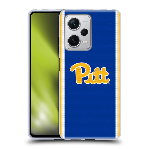 University Of Pittsburgh University Of Pittsburgh Football Jersey Soft Gel Case for Xiaomi Redmi Note 12 Pro+ 5G