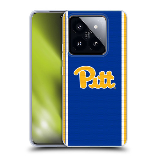 University Of Pittsburgh University Of Pittsburgh Football Jersey Soft Gel Case for Xiaomi 14 Pro