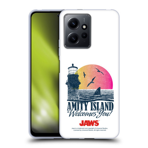Jaws I Key Art Amity Island Soft Gel Case for Xiaomi Redmi Note 12 4G