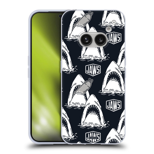 Jaws Art Pattern Shark Soft Gel Case for Nothing Phone (2a)