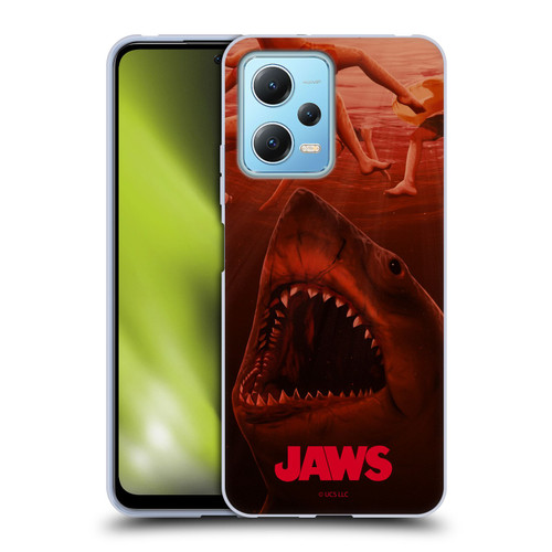 Jaws Art Poster Soft Gel Case for Xiaomi Redmi Note 12 5G
