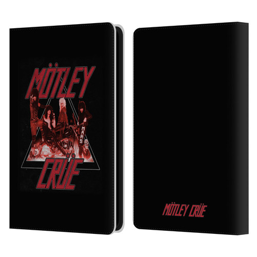 Motley Crue Key Art Too Fast Leather Book Wallet Case Cover For Amazon Kindle Paperwhite 5 (2021)