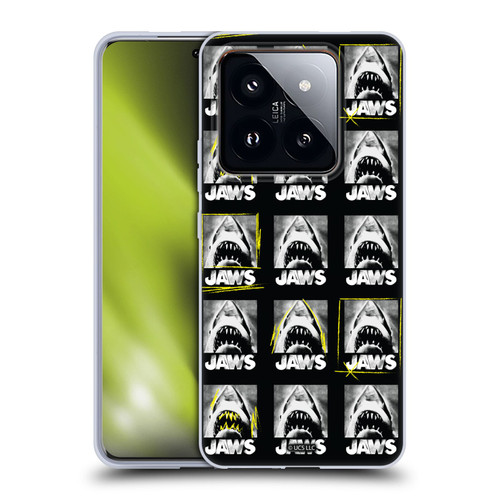 Jaws Graphics Pattern Black Soft Gel Case for Xiaomi 14 Pro