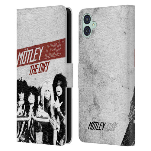 Motley Crue Key Art The Dirt Leather Book Wallet Case Cover For Samsung Galaxy M04 5G / A04e