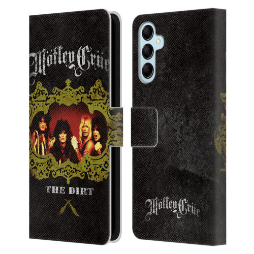 Motley Crue Key Art The Dirt Frame Leather Book Wallet Case Cover For Samsung Galaxy M14 5G