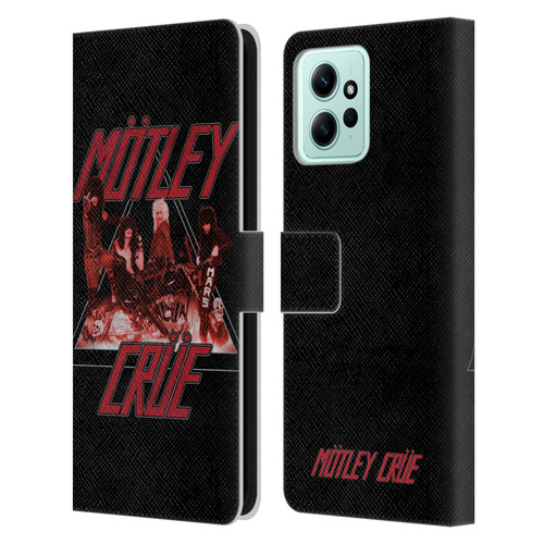 Motley Crue Key Art Too Fast Leather Book Wallet Case Cover For Xiaomi Redmi 12