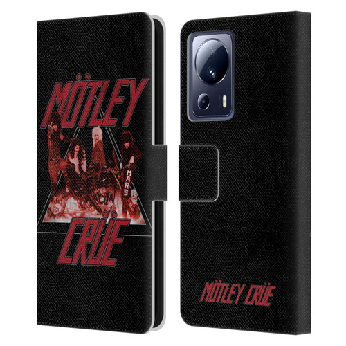 Motley Crue Key Art Too Fast Leather Book Wallet Case Cover For Xiaomi 13 Lite 5G
