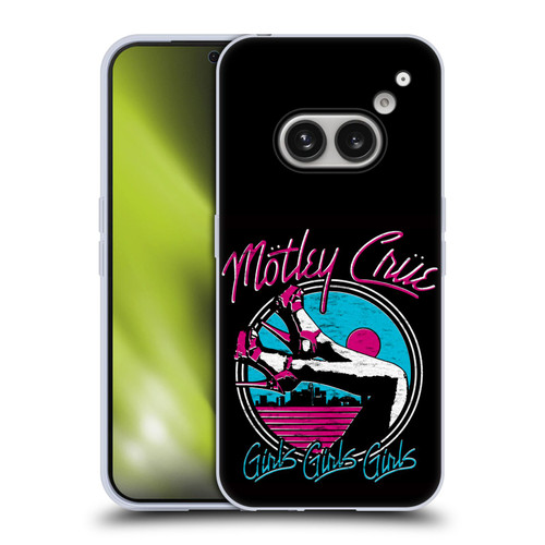 Motley Crue Logos Girls Shoes Soft Gel Case for Nothing Phone (2a)