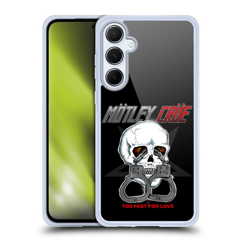 Motley Crue Logos Too Fast For Love Skull Soft Gel Case for Samsung Galaxy A55 5G