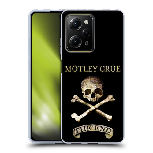 Motley Crue Logos The End Soft Gel Case for Xiaomi Redmi Note 12 Pro 5G