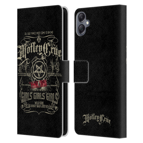 Motley Crue Tours Girls Girls Girls Leather Book Wallet Case Cover For Samsung Galaxy A05