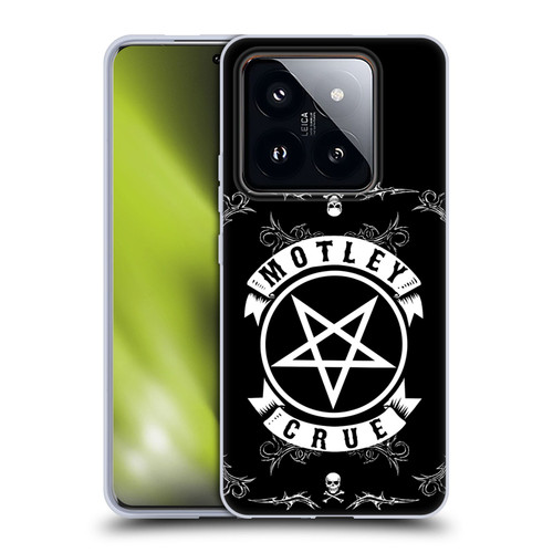 Motley Crue Logos Pentagram And Skull Soft Gel Case for Xiaomi 14 Pro