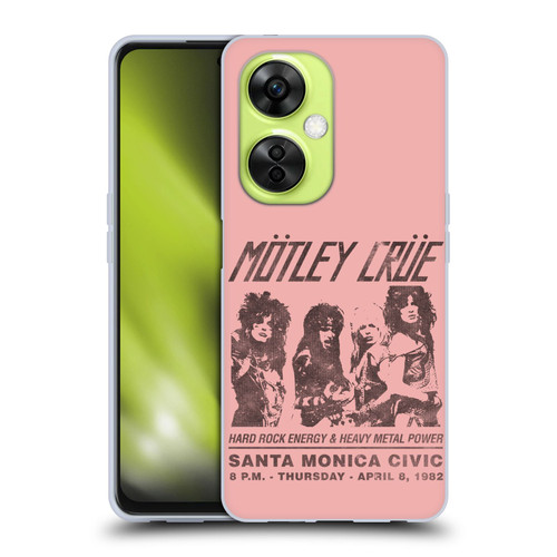 Motley Crue Tours Santa Monica Soft Gel Case for OnePlus Nord CE 3 Lite 5G