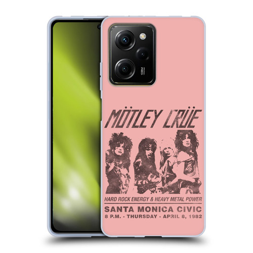 Motley Crue Tours Santa Monica Soft Gel Case for Xiaomi Redmi Note 12 Pro 5G