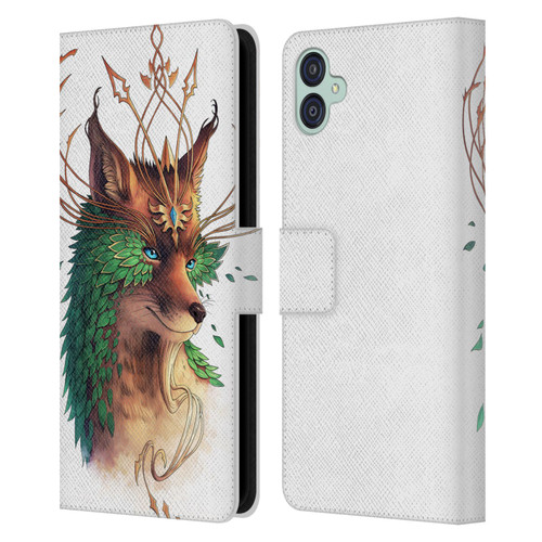 Jonas "JoJoesArt" Jödicke Wildlife Fox Coloured Leather Book Wallet Case Cover For Samsung Galaxy M04 5G / A04e