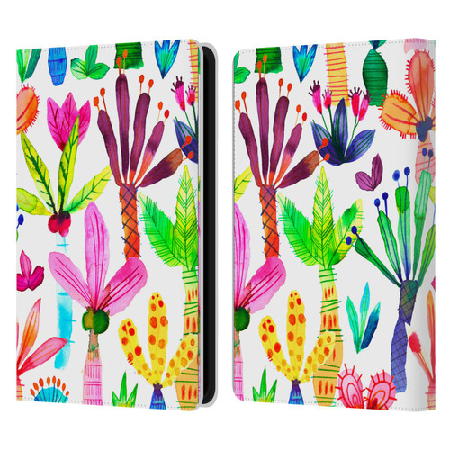 Ninola Summer Patterns Palms Garden Leather Book Wallet Case Cover For Amazon Kindle Paperwhite 5 (2021)