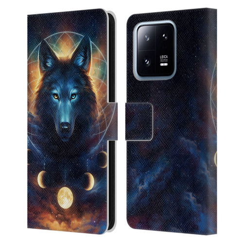 Jonas "JoJoesArt" Jödicke Wildlife 2 Dreamcatcher Wolf Leather Book Wallet Case Cover For Xiaomi 13 Pro 5G