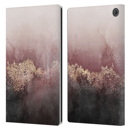 Elisabeth Fredriksson Sparkles Pink Sky Leather Book Wallet Case Cover For Amazon Fire Max 11 2023