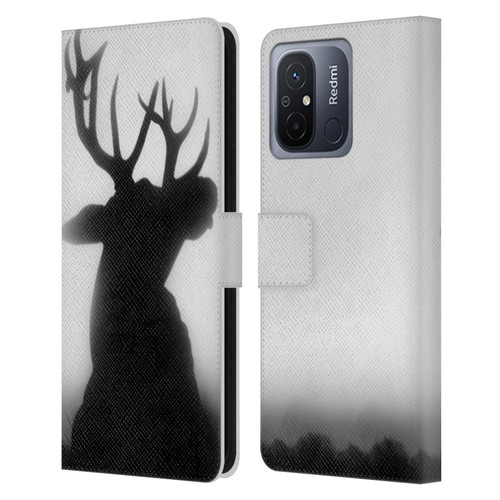 Dorit Fuhg Forest Deer Leather Book Wallet Case Cover For Xiaomi Redmi 12C