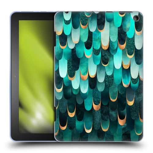 Elisabeth Fredriksson Sparkles Turquoise Soft Gel Case for Amazon Fire HD 8/Fire HD 8 Plus 2020