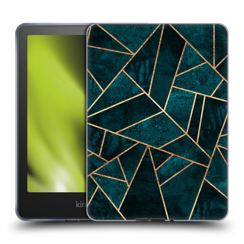 Elisabeth Fredriksson Sparkles Deep Teal Stone Soft Gel Case for Amazon Kindle Paperwhite 5 (2021)