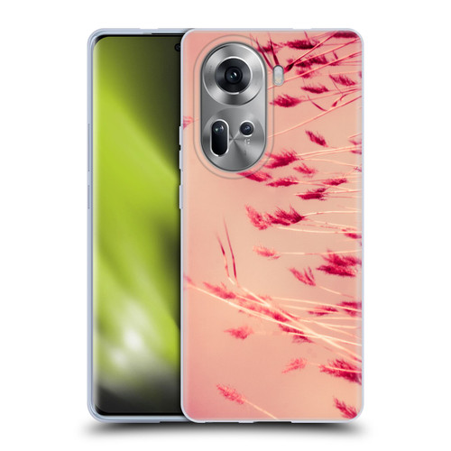 Dorit Fuhg Nature Pink Summer Soft Gel Case for OPPO Reno11