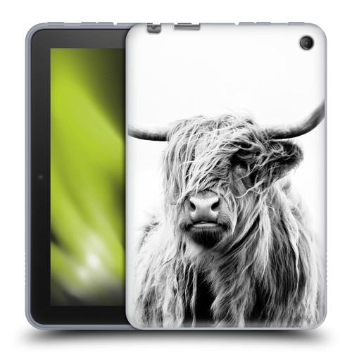 Dorit Fuhg Travel Stories Portrait of a Highland Cow Soft Gel Case for Amazon Fire 7 2022