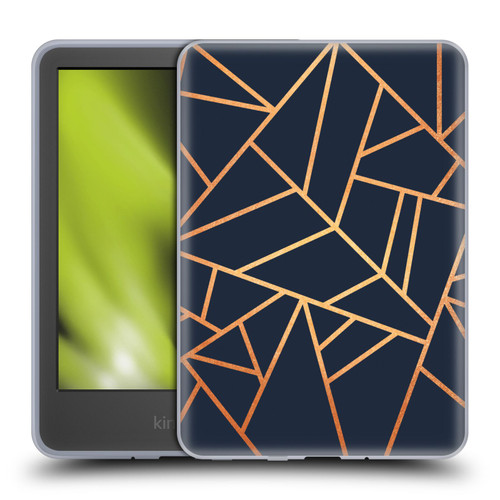Elisabeth Fredriksson Stone Collection Copper And Midnight Navy Soft Gel Case for Amazon Kindle 11th Gen 6in 2022