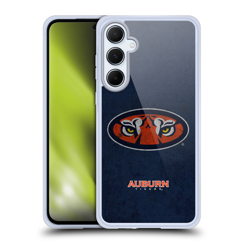 Auburn University AU Auburn University Distressed Look Soft Gel Case for Samsung Galaxy A55 5G