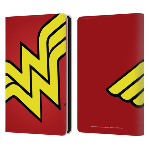 Wonder Woman DC Comics Logos Oversized Leather Book Wallet Case Cover For Amazon Kindle 11th Gen 6in 2022