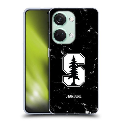 Stanford University The Farm Stanford University Black And White Marble Soft Gel Case for OnePlus Nord 3 5G
