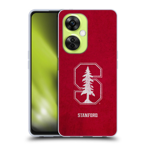 Stanford University The Farm Stanford University Distressed Look Soft Gel Case for OnePlus Nord CE 3 Lite 5G