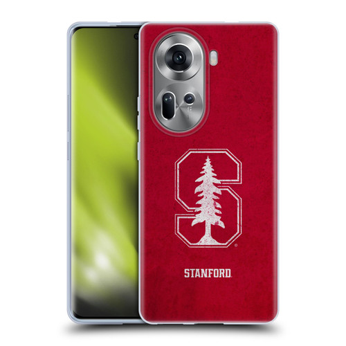 Stanford University The Farm Stanford University Distressed Look Soft Gel Case for OPPO Reno11