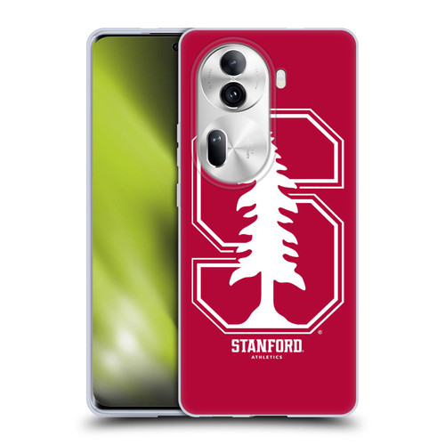 Stanford University The Farm Stanford University Oversized Icon Soft Gel Case for OPPO Reno11 Pro