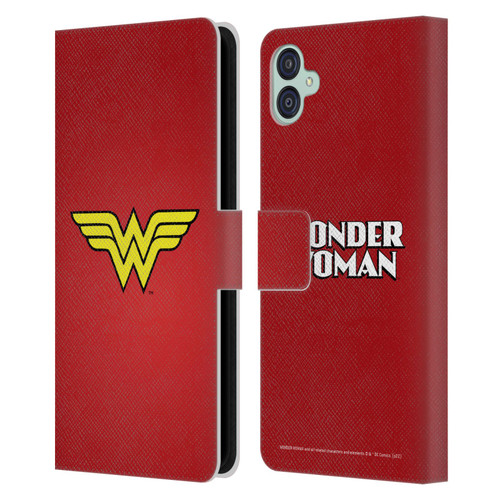 Wonder Woman DC Comics Logos Classic Leather Book Wallet Case Cover For Samsung Galaxy M04 5G / A04e