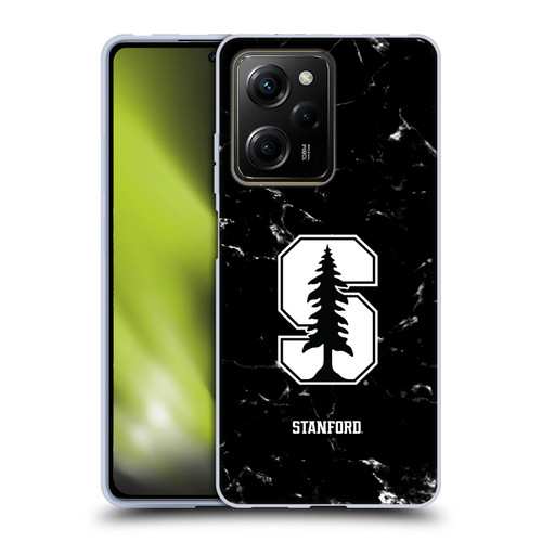 Stanford University The Farm Stanford University Black And White Marble Soft Gel Case for Xiaomi Redmi Note 12 Pro 5G